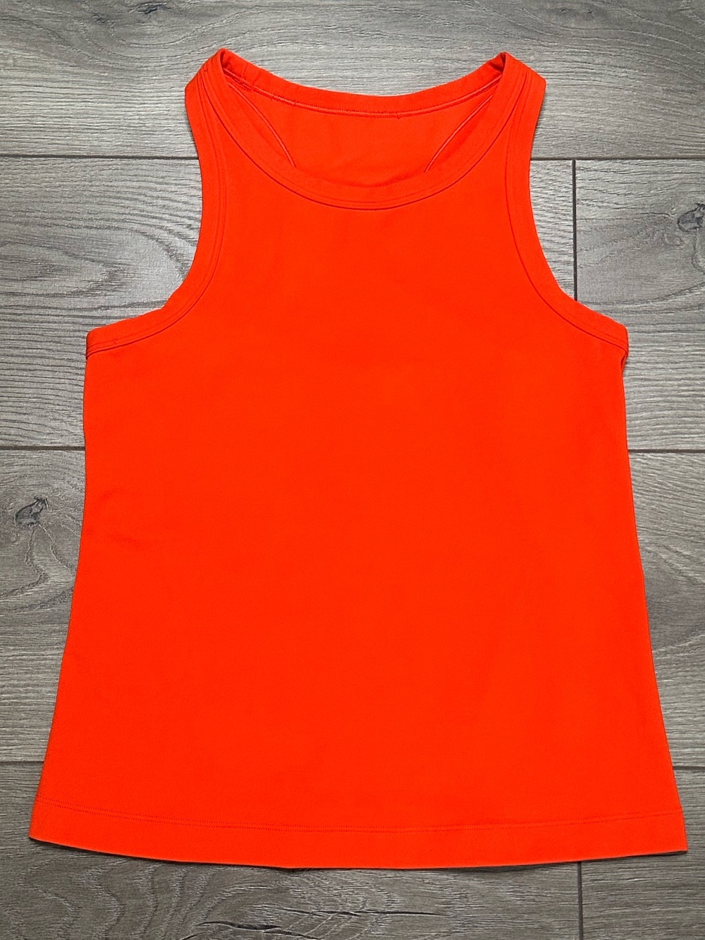 Lululemon Align Waist Length Racerback Tank Top Solar Orange Size 6